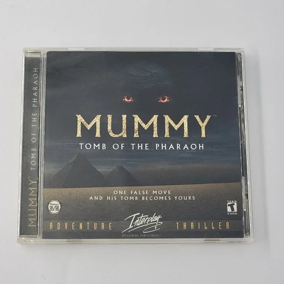 Mummy: Tomb of the Pharaoh PC CD Rom 1996 Interplay Computer Video Game‎