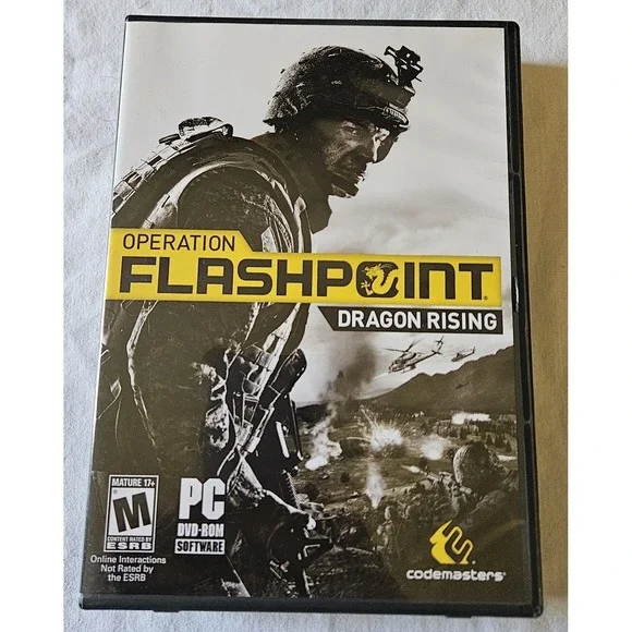 Operation Flashpoint Dragon Rising PC DVD Complete CIB‎ w/ Manual Codemasters