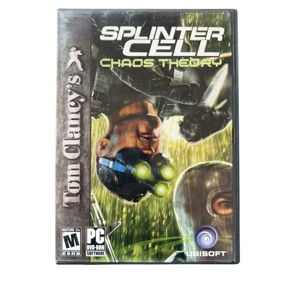 Tom Clancy's‎ Splinter Cell Chaos Theory PC DVD-ROM Ubisoft 2005 Stealth Game