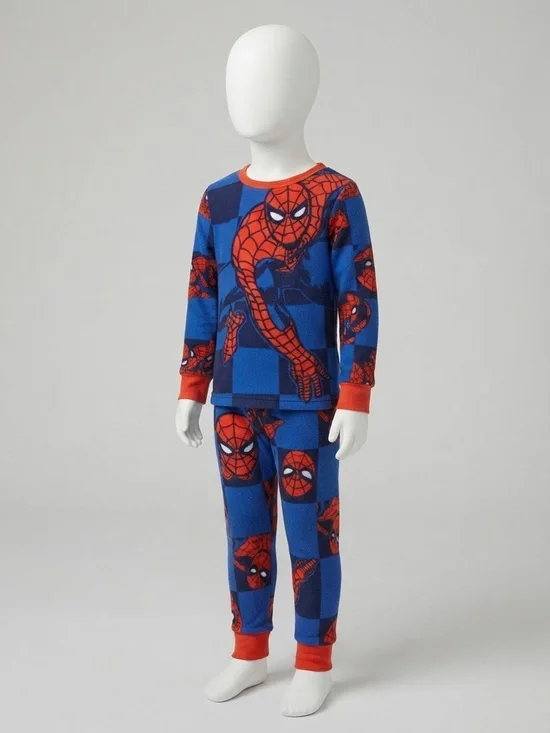 Marvel Spider-Man Blue and Red Kids Pajama Set