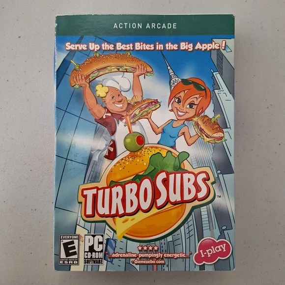 Rare TURBO SUBS -‎ Time Management PC Game NY Excellent Condition
