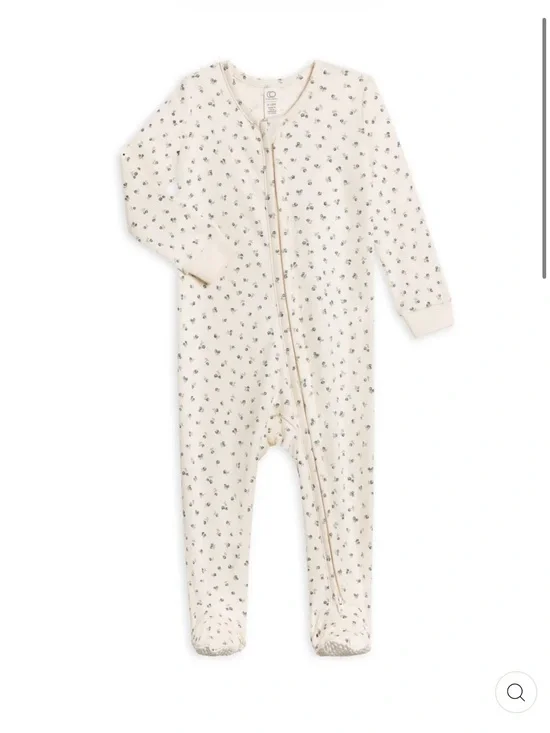 DISO- COLORED ORGANICS PEYTON SLEEPER MINNY FLORAL/MIST