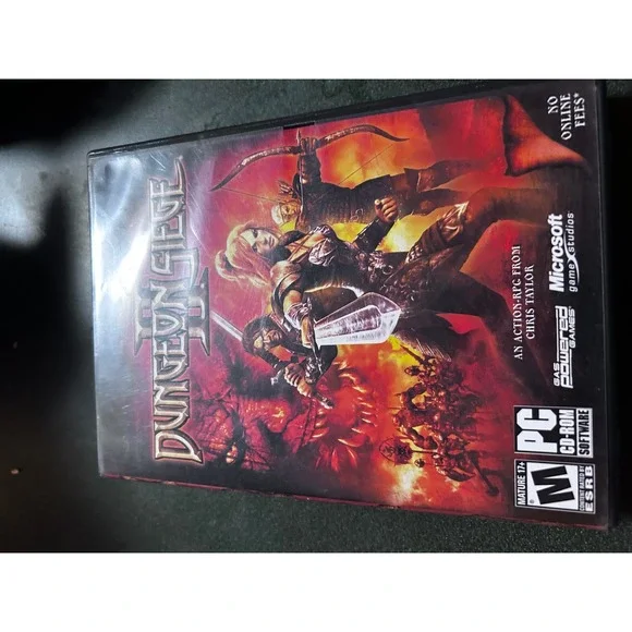 Microsoft Dungeon Siege II PC CD-ROM 2-Disc Set Fantasy Action RPG 2005