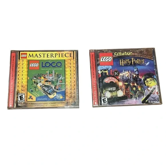 Lego Loco and Lego Creator Harry‎ Potter PC CD-ROM Game Bundle Scholastic EA