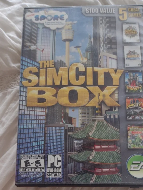 The SimCity Box PC Game - 5 Great Games