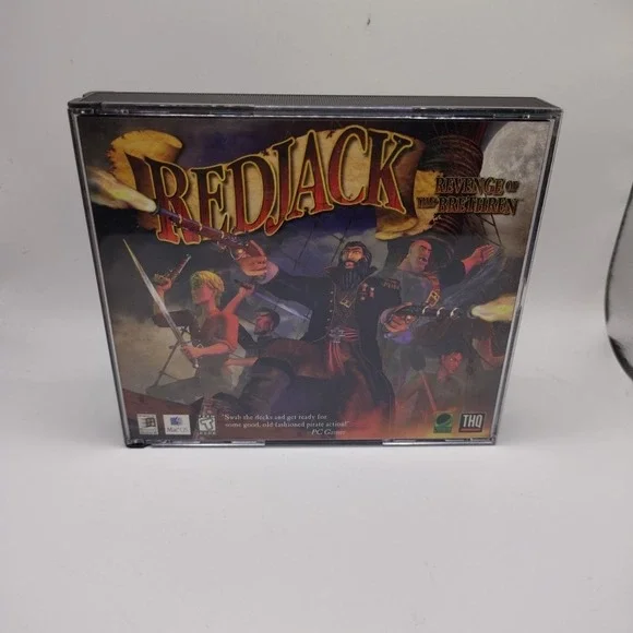 Red Jack Revenge of Brethren Windows 95 Mac OS PC Game Cyberflix 1998 Sealed‎