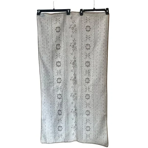 VTG Fieldcrest Floral Elegant Medallion Bath Towel 26x48‎ Terry Cloth Absorbent