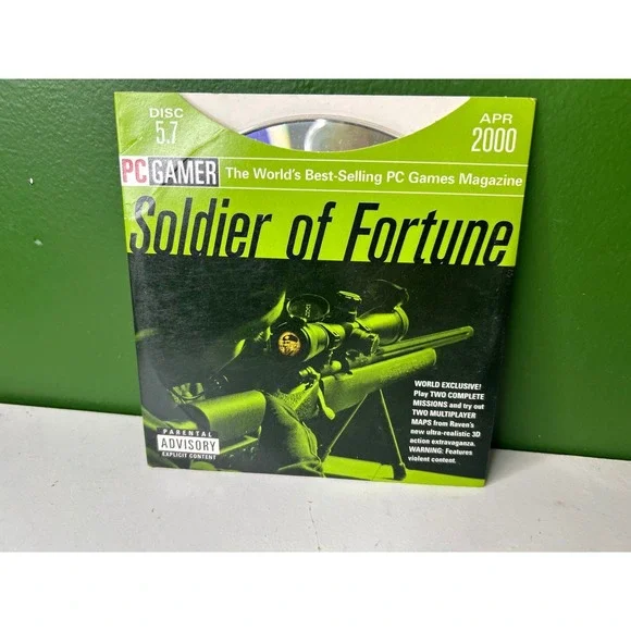 PC Gamer Disc 5.7 April 2000 Soldier of Fortune Demo Disc Thief II C&C Vintage