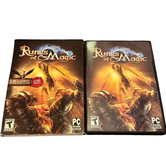 Frogster Runes of Magic Exclusive Retail‎ Collection PC Game Fantasy MMORPG
