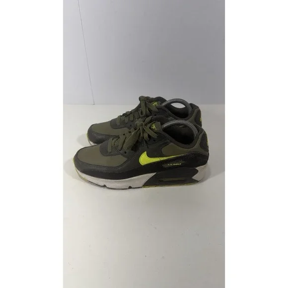 Nike Air Max Boys' Sneakers Sz 6Y Green Black Yellow DV3607-200 US