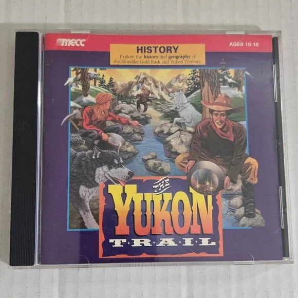 The Yukon Trail PC Mac Game 1994 MECC CD-ROM‎ Vintage Oregon Trail Era (CIB)