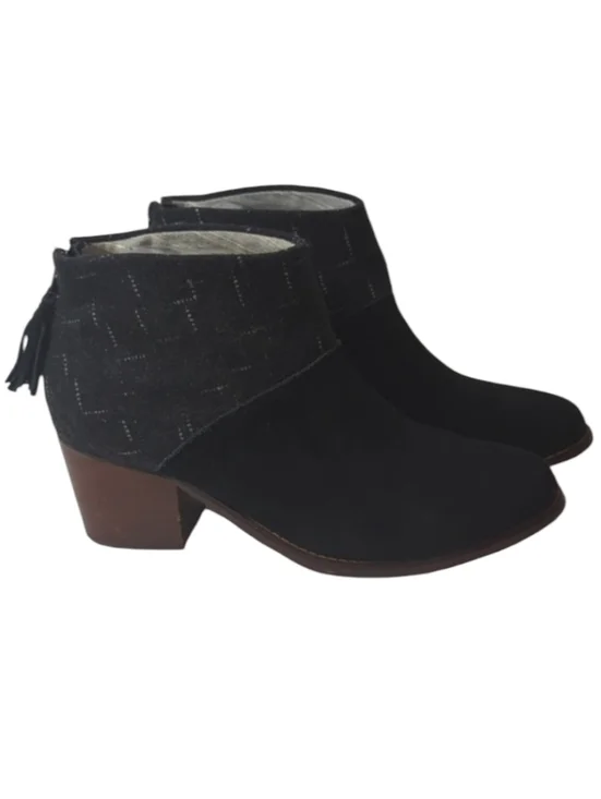 Toms Leila Ankle Boots Size 8