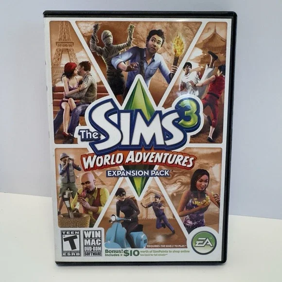 The Sims‎ 3 World Adventures PC Game Complete 2009 Expansion