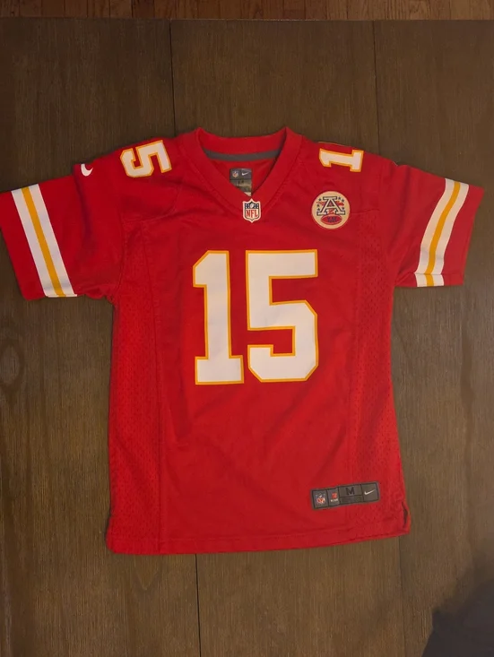 Kansas City Chiefs Nike Red Kids Sz Medium Football Jersey #15 Mahomes
