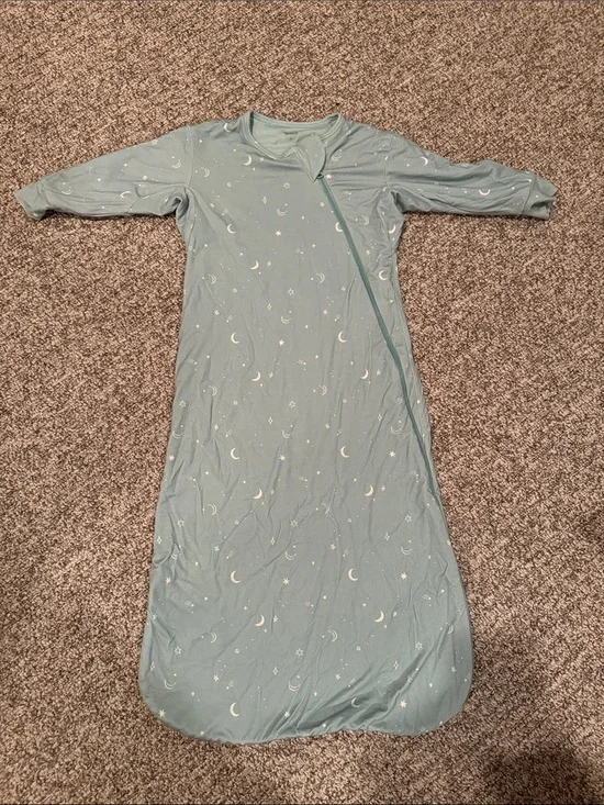 Quince Sage Moon & Star Sleep Sack in Green