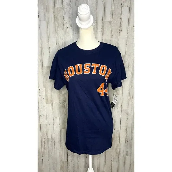 NWT Houston Astros Yordan Alvarez #44 Men's Blue T-Shirt‎ Size Small