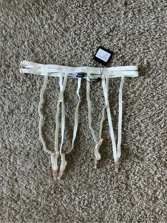Monique Morin Ivory Garter Belt