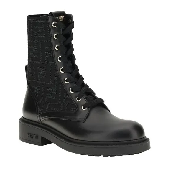 Fendi Leather Boot, Black