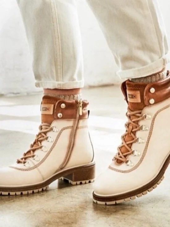 Pikolinos Aspe Leather lace-up/Zip-up Ankle Boots