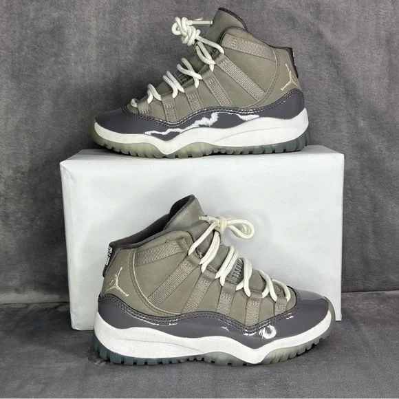 Nike Air Jordan 11 Retro Cool Grey Toddler 11C Sneakers 378039-005