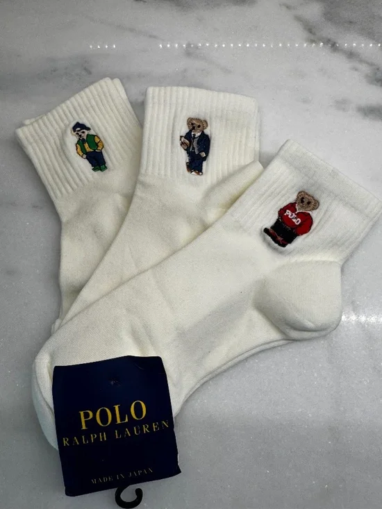 Polo Ralph Lauren 3pack Bear Socks