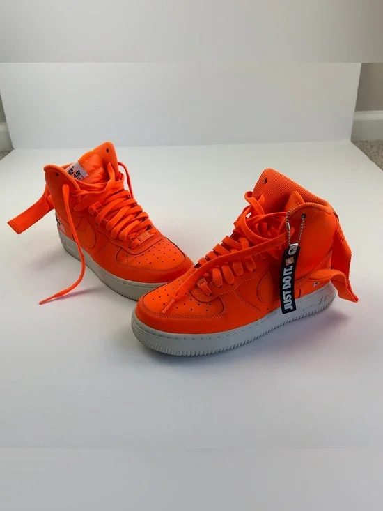 Nike‎ Air Force 1 High LV8 Just Do It Pack Orange 6.5Y