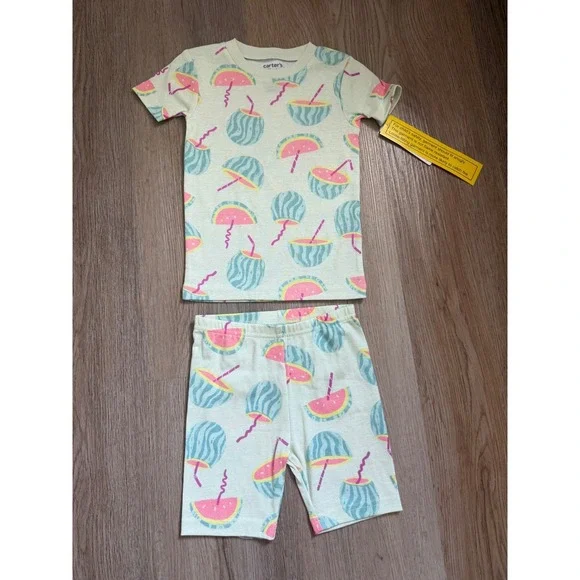 Girl pajama set 2T watermelons