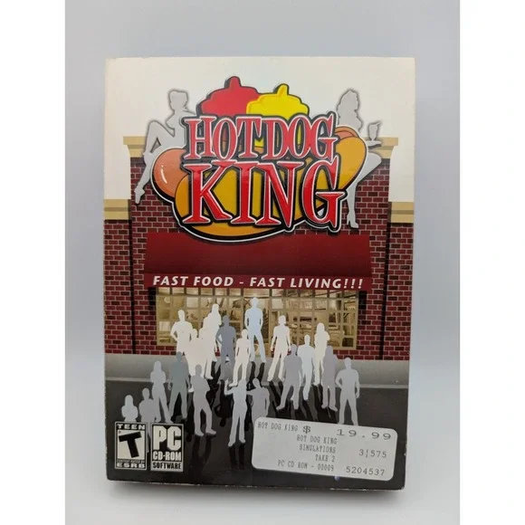 Hot Dog King (PC, 2007) Rare Hard To Find‎ Franchise Simulator