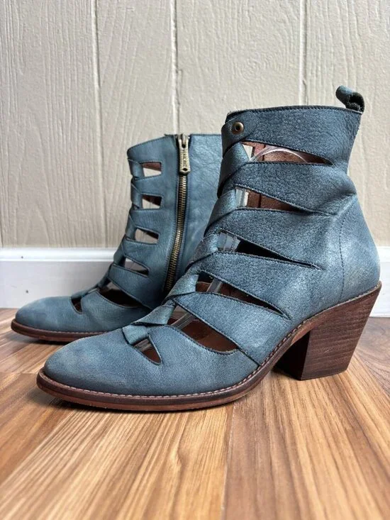 Sundance Leather Boho Cut Out Veracruz Triga Boots