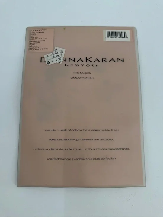 Donna Karan New York Pantyhose Medium Colorwash The Nudes VTG Blush A24