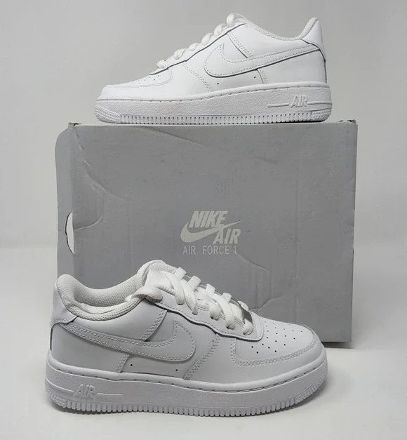 Nike Air Force 1 LE GS Triple White Kids 3.5Y Womens 5 DH2920-111 AF1