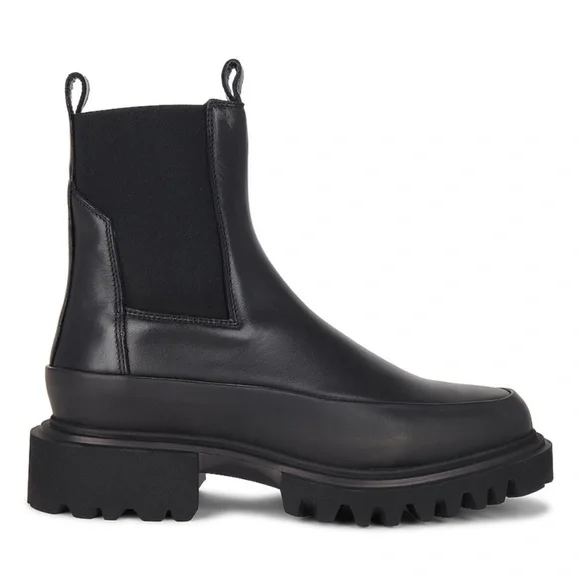 All Saints Harlee Leather Ankle Boots Black