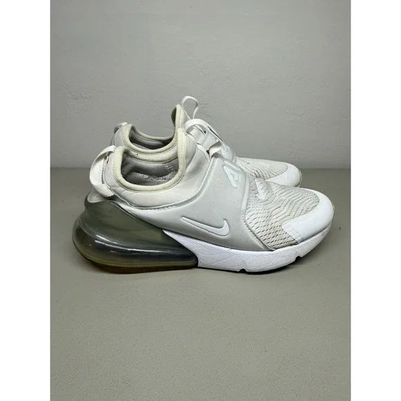 Nike Air Max 270 Extreme GS White Metallic Silver CI1108-100 Size 5.5Y