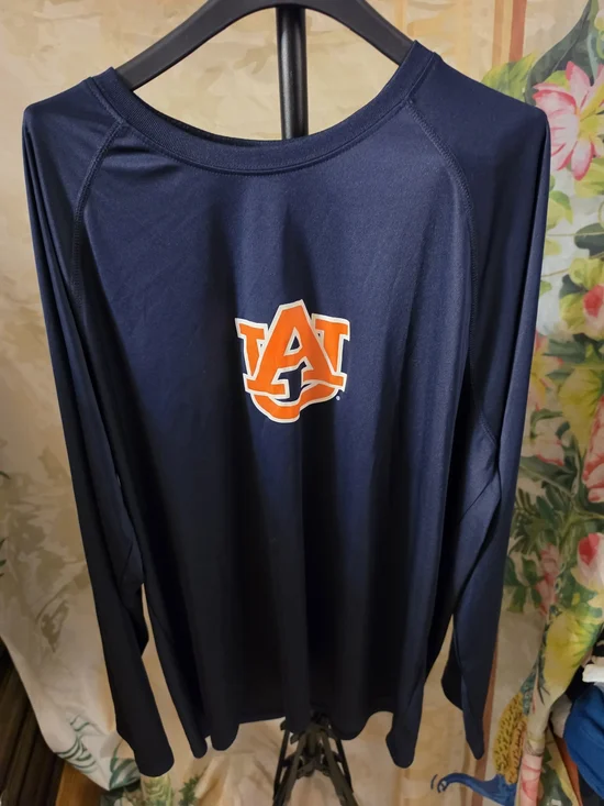 Champion Men’s Navy Blue Jacket with Orange Trim XL