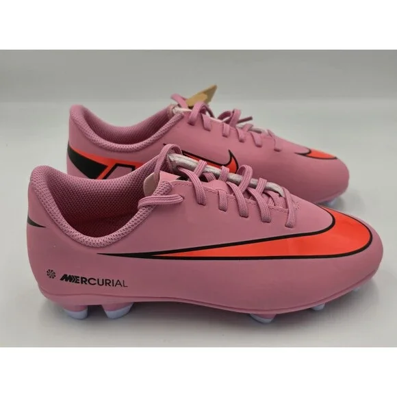 Nike Jr Vapor 16 Club FG/MG Soccer Cleats Pink Youth US Size 2Y