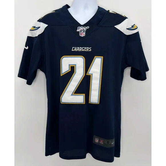 Nike LaDainian Tomlinson Chargers #21 Jersey Mens S NFL 100 On Field Stitched