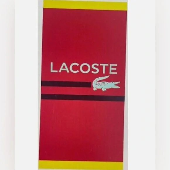 NWT LACOSTE Red Sprint 100% Cotton 36
