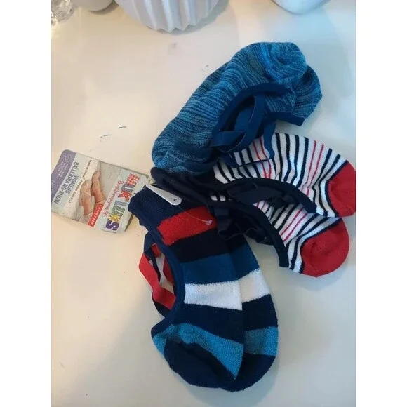 Women Ballerina No Show Socks 3 Pair Pack