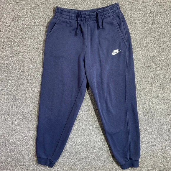Nike Joggers Sweatpants Kids XL Navy Blue Sportswear Club Fleece