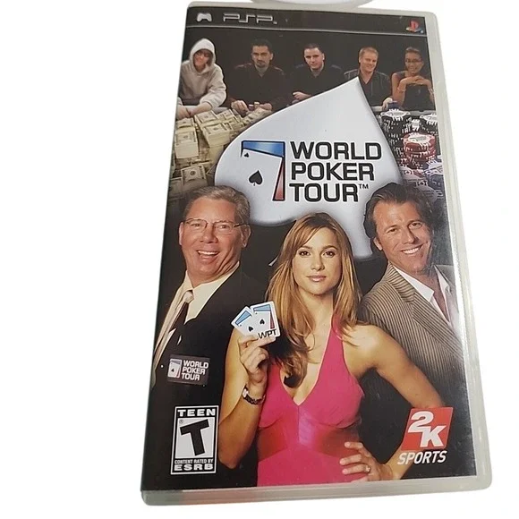 World Poker Tour PSP Sony PlayStation Portable UMD 2K‎ Sports Game