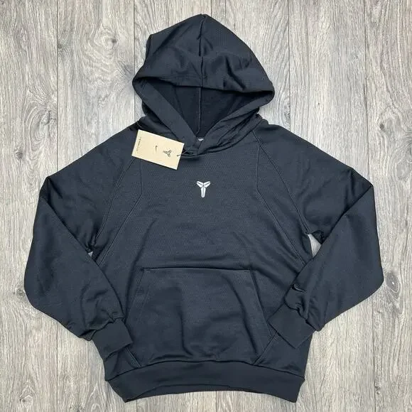 Nike Kobe Hoodie Size XL Big Kids Black White Therma Fit Pullover $52