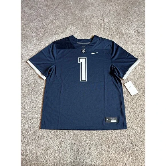 UConn Huskies Nike NWT Youth Football Jersey Size Large