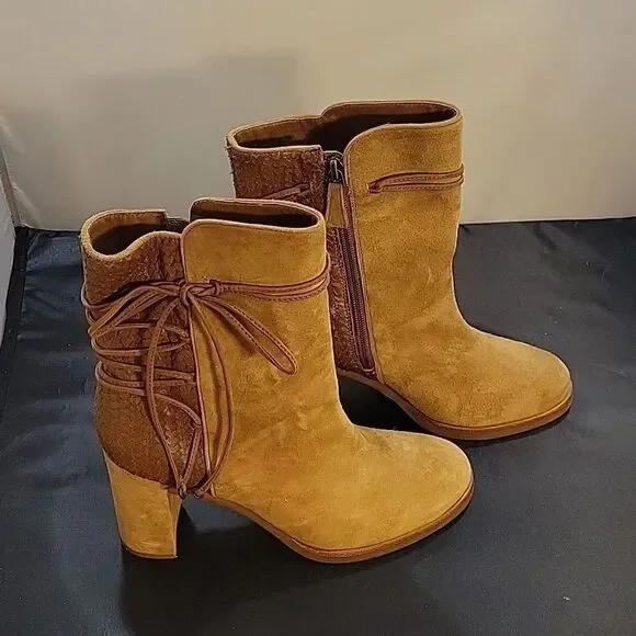 BRAND NEW JOHNSON & MURPHY ADLEY BLOCK HEEL BOOT