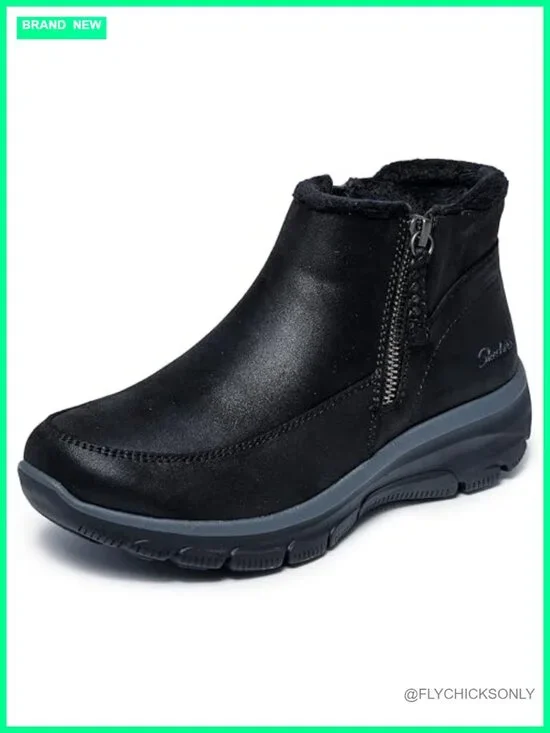 Easy Going Into Fall Ankle Booties with Memory Foam & Vegan Faux Leather