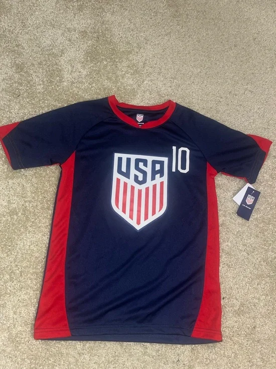 USA Youth Soccer Jersey - Navy & Red