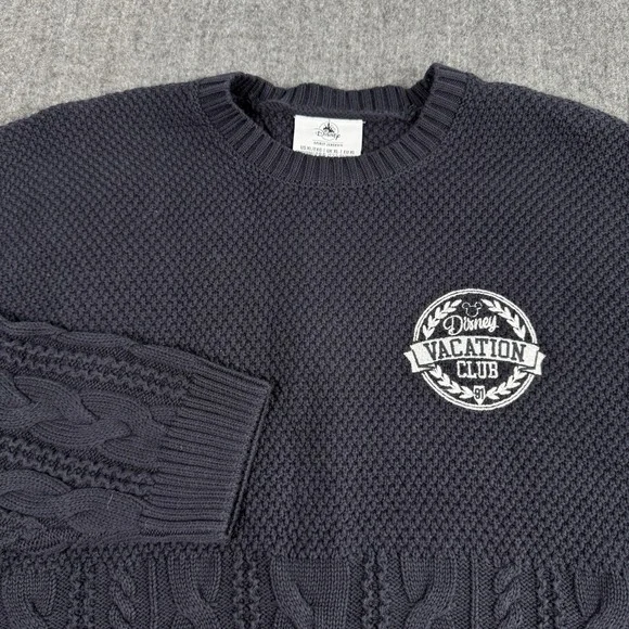 NWT Disney Vacation Club Member Spirit Jersey XL Cable Knit Sweater DVC