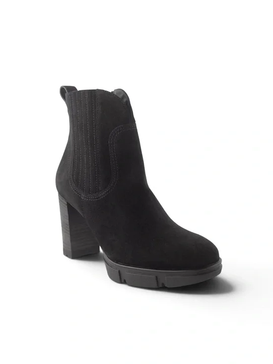 Paul Green Oakley Suede Ankle Boot in Black Size UK 5.5; US 8
