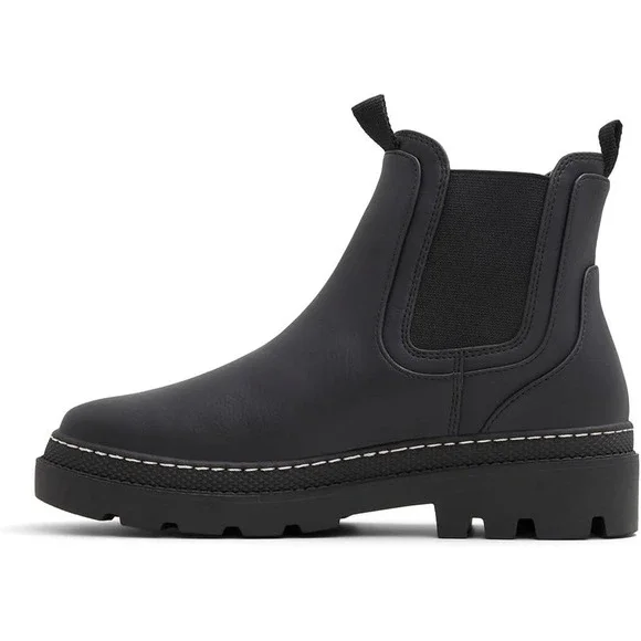 Roxy Womens Wonderland Faux Leather Chelsea‎ Water Resistant Ankle Boots