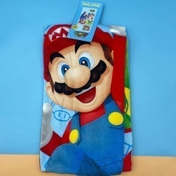 Brand New! Super Mario Beach Towel