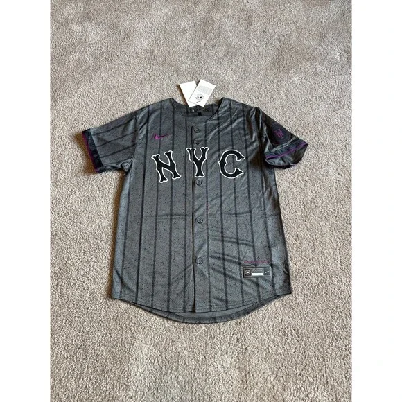 New York Mets Nike NWT City Connect Youth MLB Jersey Size Medium